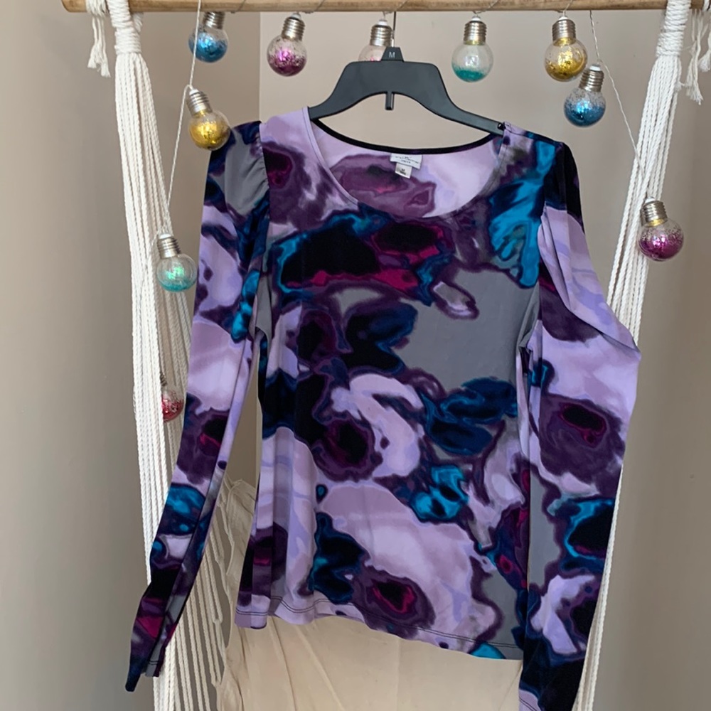 Worthington Multicolored Medium Blouse